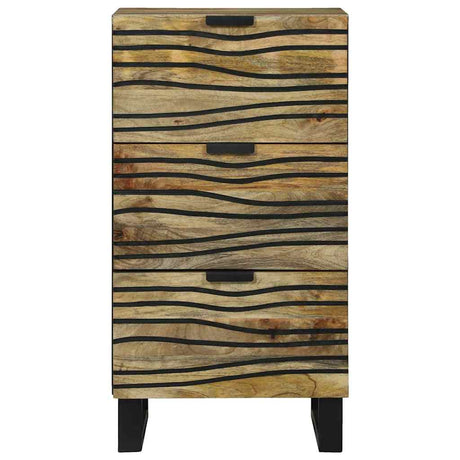Vidaxl dressoir met lade bruin 40 x 33 x 75 cm massief mangohout