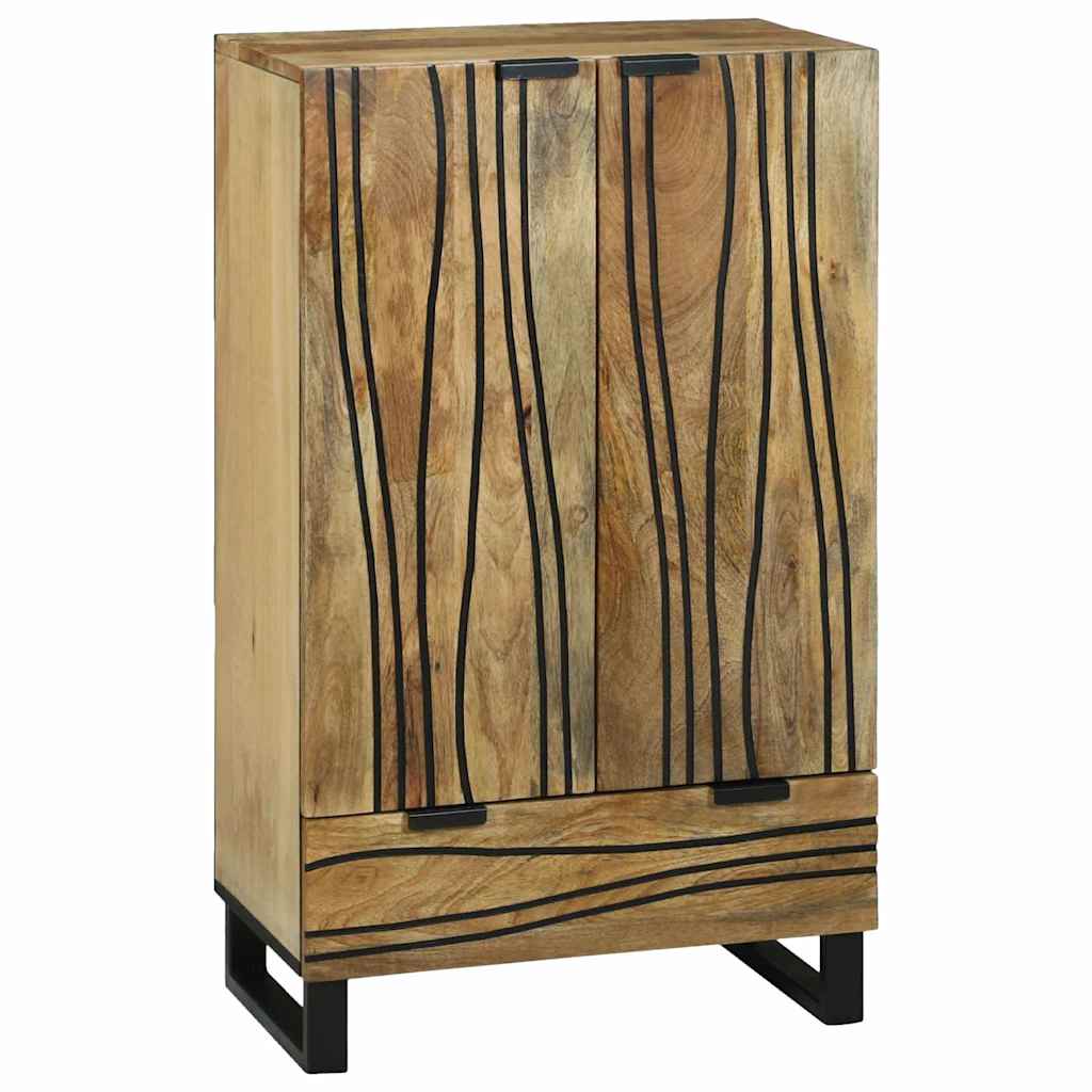 Vidaxl highboard bruin 60 x 33 x 100 cm massief mangohout