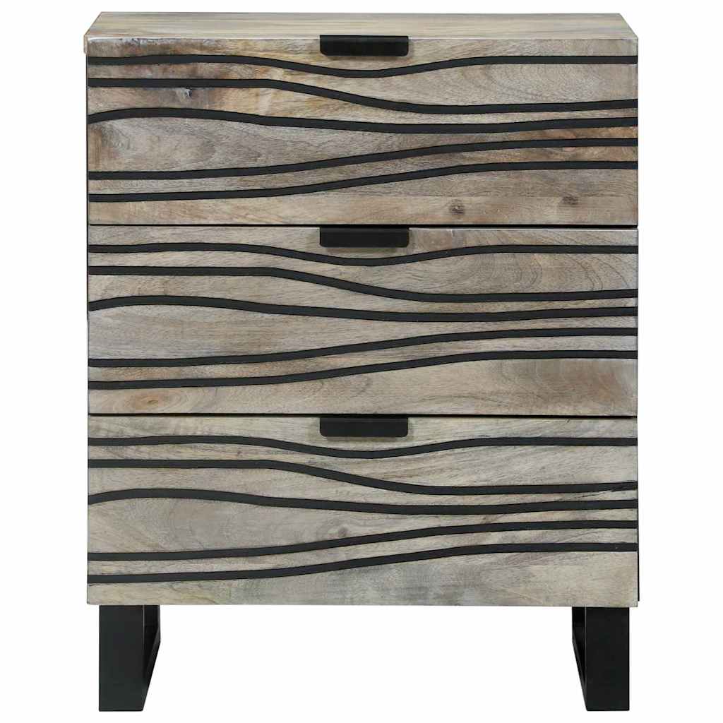Vidaxl nachtkastje wit 50 x 33 x 62 cm bewerkt hout