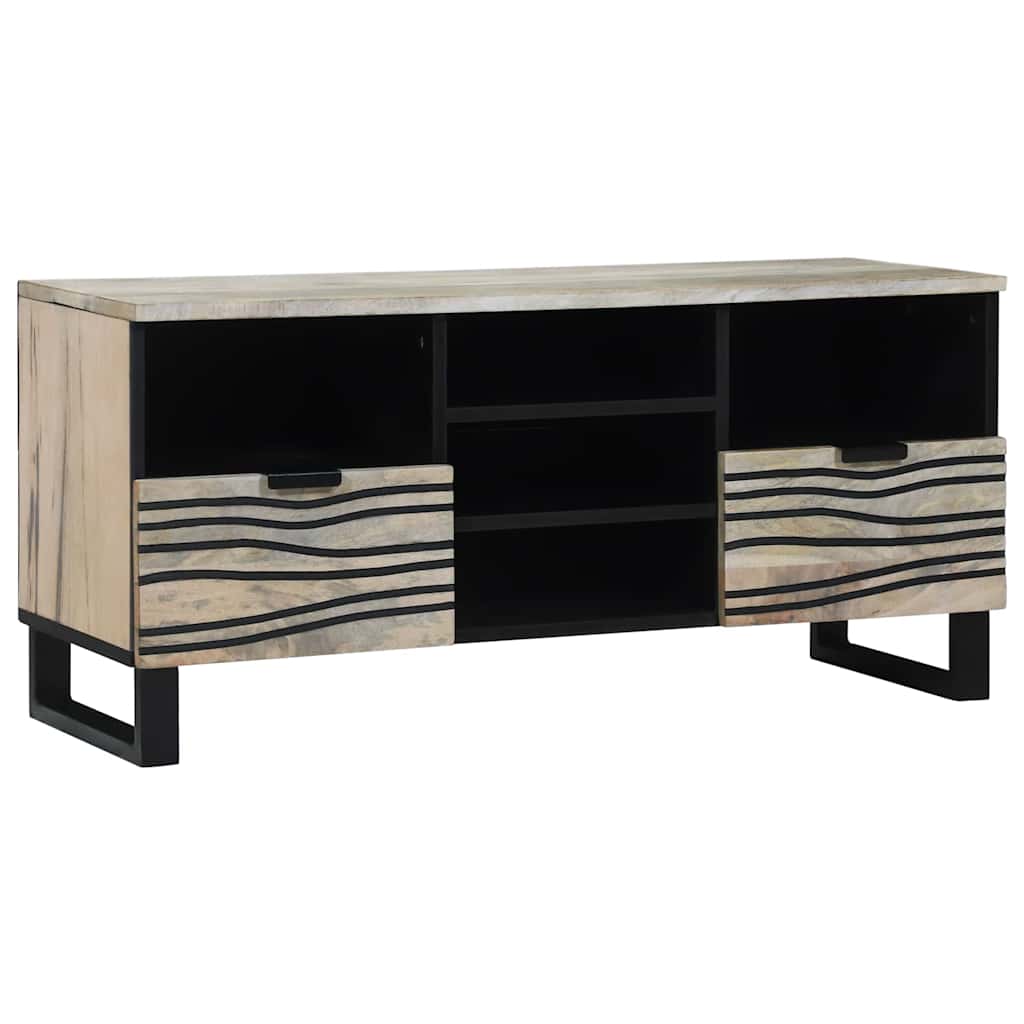 Vidaxl tv eenheden 100 x 33 x 46 cm wit bewerkt hout