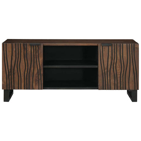 Vidaxl tv eenheden 105 x 33 x 46 cm walnotenhout bewerkt hout