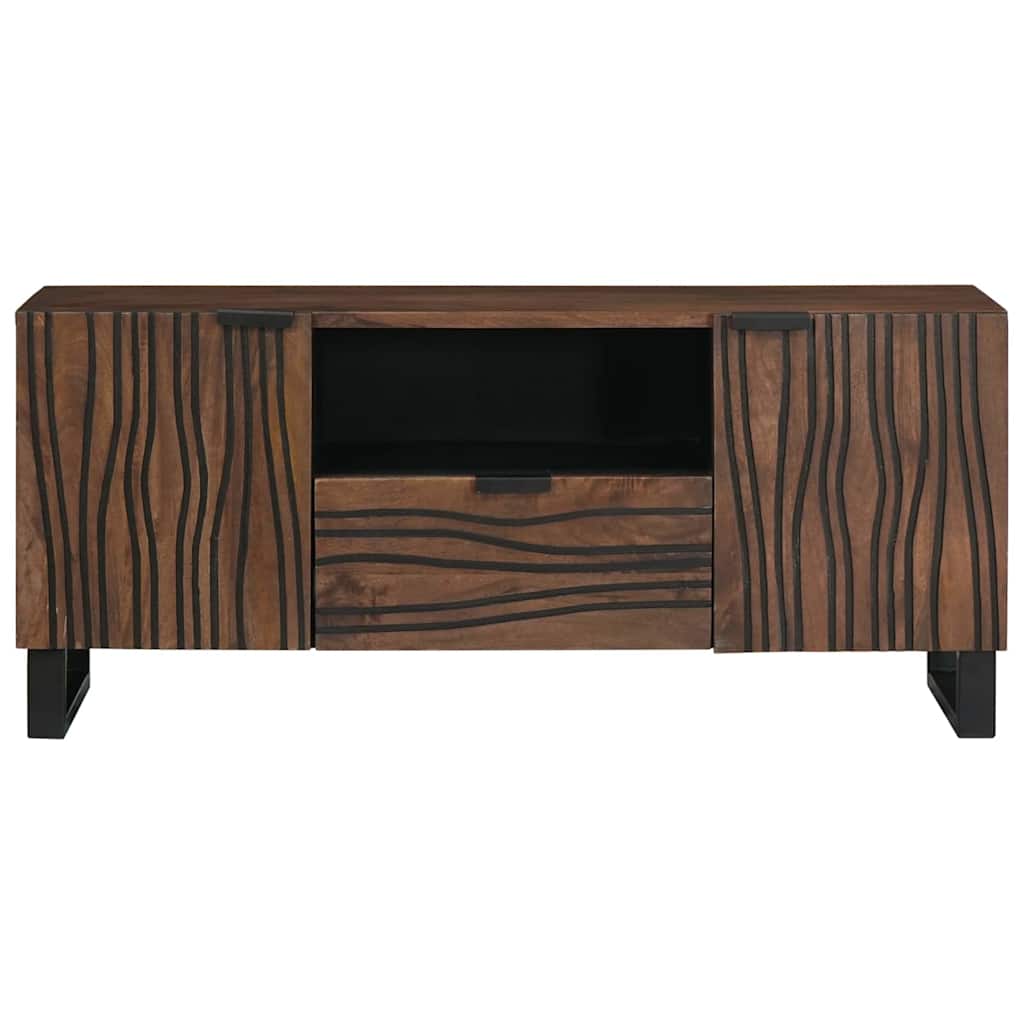 Vidaxl tv eenheden 105 x 33 x 46 cm walnotenhout bewerkt hout