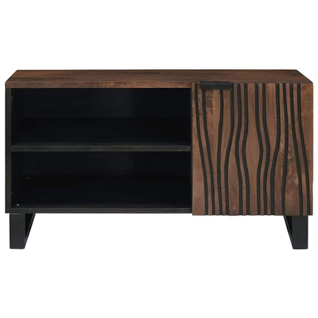Vidaxl tv eenheden 80 x 33 x 46 cm walnotenhout bewerkt hout