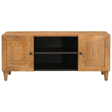 Vidaxl tv eenheden licht bruin 105 x 33 x 46 cm massief mango hout