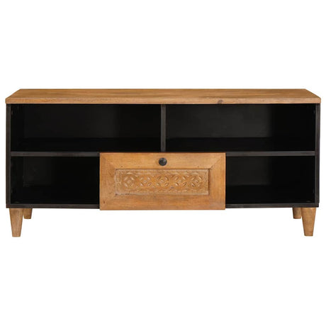 Vidaxl tv-kast 100 x 33 x 46 cm massief mango hout