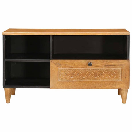 Vidaxl tv-kast met lade met plank 80 x 33 x 46 cm massief mango hout