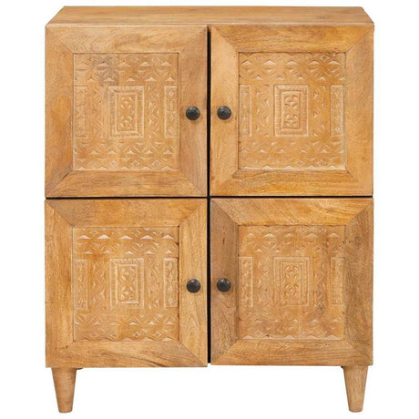 Vidaxl dressoir 60 x 33 x 75 cm massief mango hout