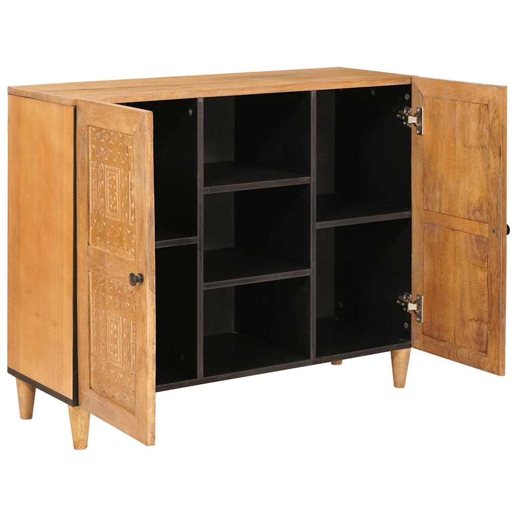 Vidaxl dressoir 90 x 33 x 75 cm massief mango hout