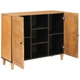 Vidaxl dressoir 90 x 33 x 75 cm massief mango hout