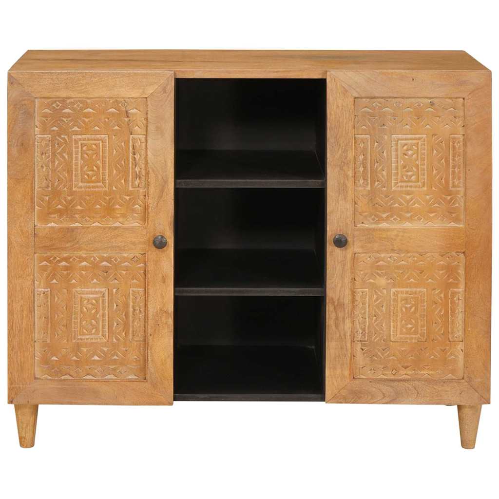 Vidaxl dressoir 90 x 33 x 75 cm massief mango hout