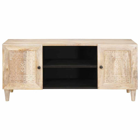 Vidaxl tv eenheden met plank wit 105 x 33 x 46 cm bewerkt hout
