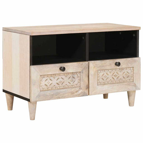 Vidaxl tv eenheden wit 70 x 33 x 46 cm bewerkt hout