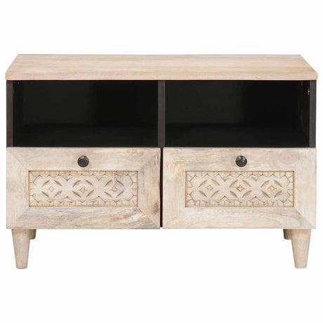 Vidaxl tv eenheden wit 70 x 33 x 46 cm bewerkt hout
