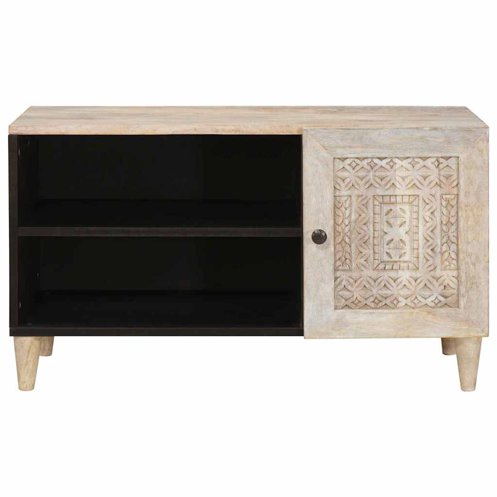 Vidaxl tv eenheden met plank wit 80 x 33 x 46 cm bewerkt hout