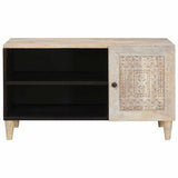 Vidaxl tv eenheden met plank wit 80 x 33 x 46 cm bewerkt hout