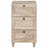 Vidaxl dressoir met lade wit 33.5 x 40 x 75 cm