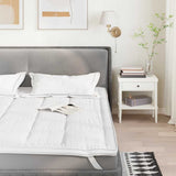 Vidaxl matrasbeschermer 90x190 cm wit