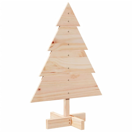 VidaXL Weihnachtsdekoration Weihnachtsbaum 70 cm Massivholz