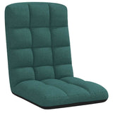 Vidaxl opvouwbare vloerstoel donkergroen 71x51x62 cm stof