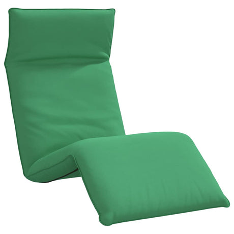 Vidaxl ligstoel inklapbaar 175x54x8,5 cm oxford stof groen
