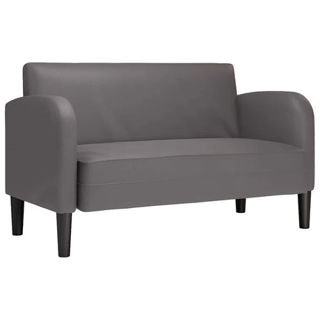 Vidaxl loveseat bank 110 cm kunstleer grijs