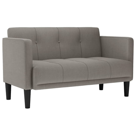 Vidaxl loveseat bank taupe 111 cm stof
