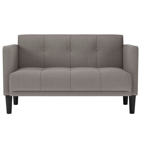 Vidaxl loveseat bank taupe 111 cm stof