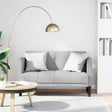 Vidaxl loveseat bank wolkengrijs 111 cm stof