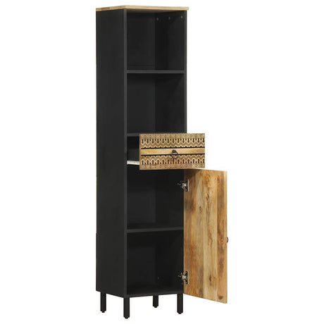 Vidaxl badkamerkast 38x33,5x160 cm massief mangohout