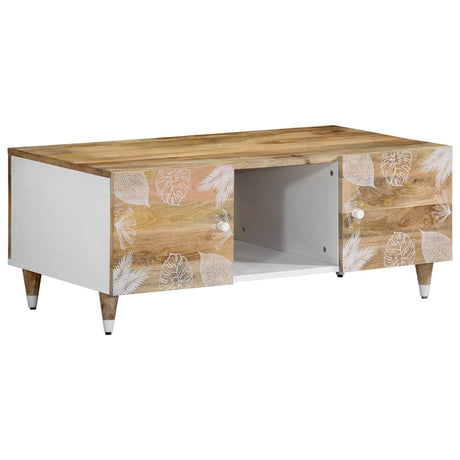 Vidaxl salontafel 100x54x40 cm massief mangohout