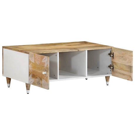 Vidaxl salontafel 100x54x40 cm massief mangohout