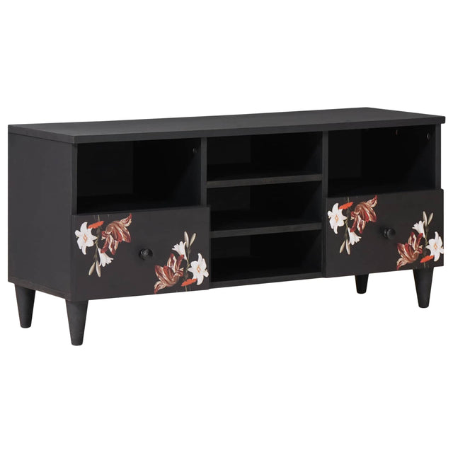 Vidaxl opslagkasten multikleur 100 x 33,5 x 46 cm massief mango hout