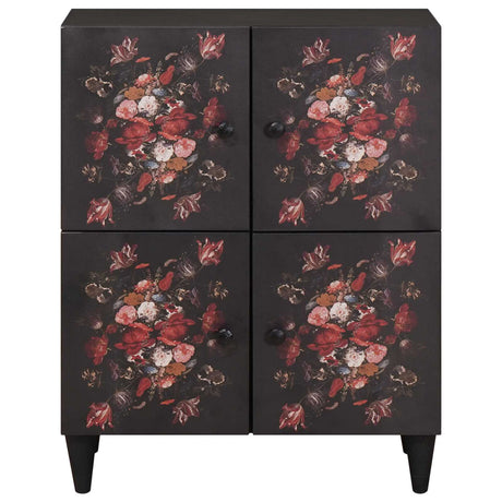 Vidaxl opslagkasten multikleur 60 x 33,5 x 75 cm massief mango hout