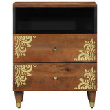 Vidaxl nachtkastje honingbruin 50 x 33 x 62 cm massief mango hout