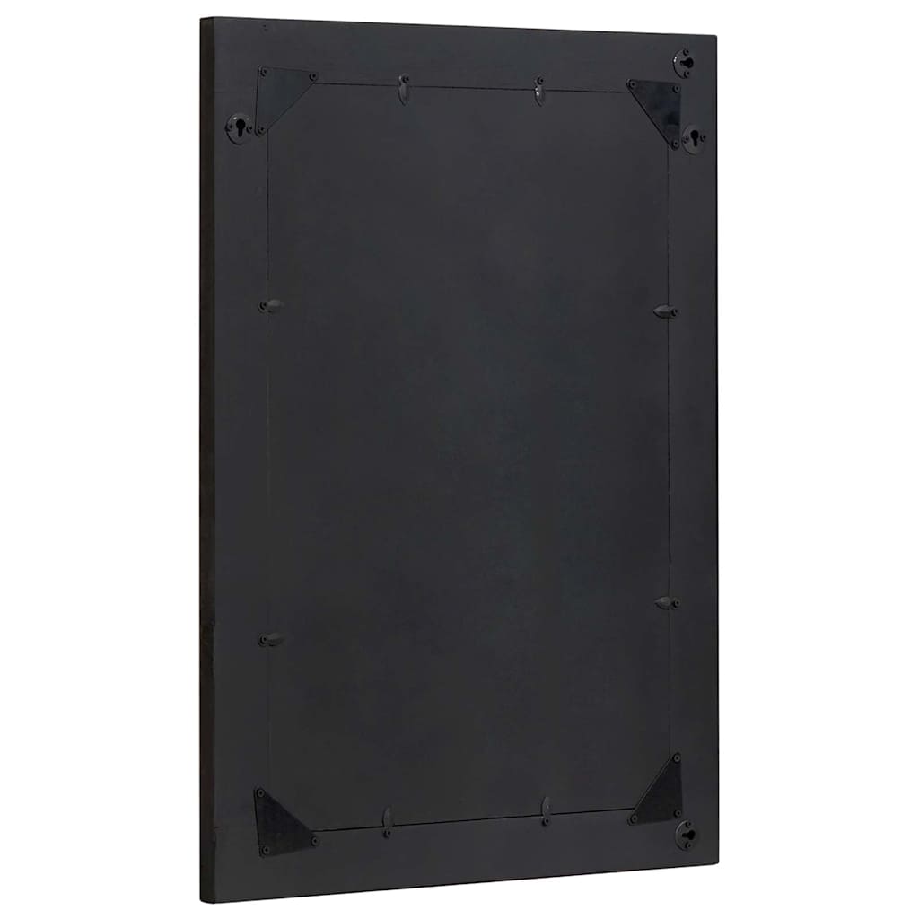 Vidaxl badkamer spiegel zwart en zilver 70 x 50 x 2,5 cm