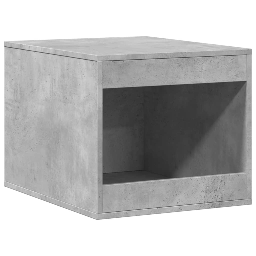 Vidaxxl Katzentoilette 47x59x42 cm Holzwerkstoff Betongrau
