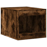 Vidaxl kattenbakkast 47x59x42 cm bewerkt hout gerookt eikenkleurig
