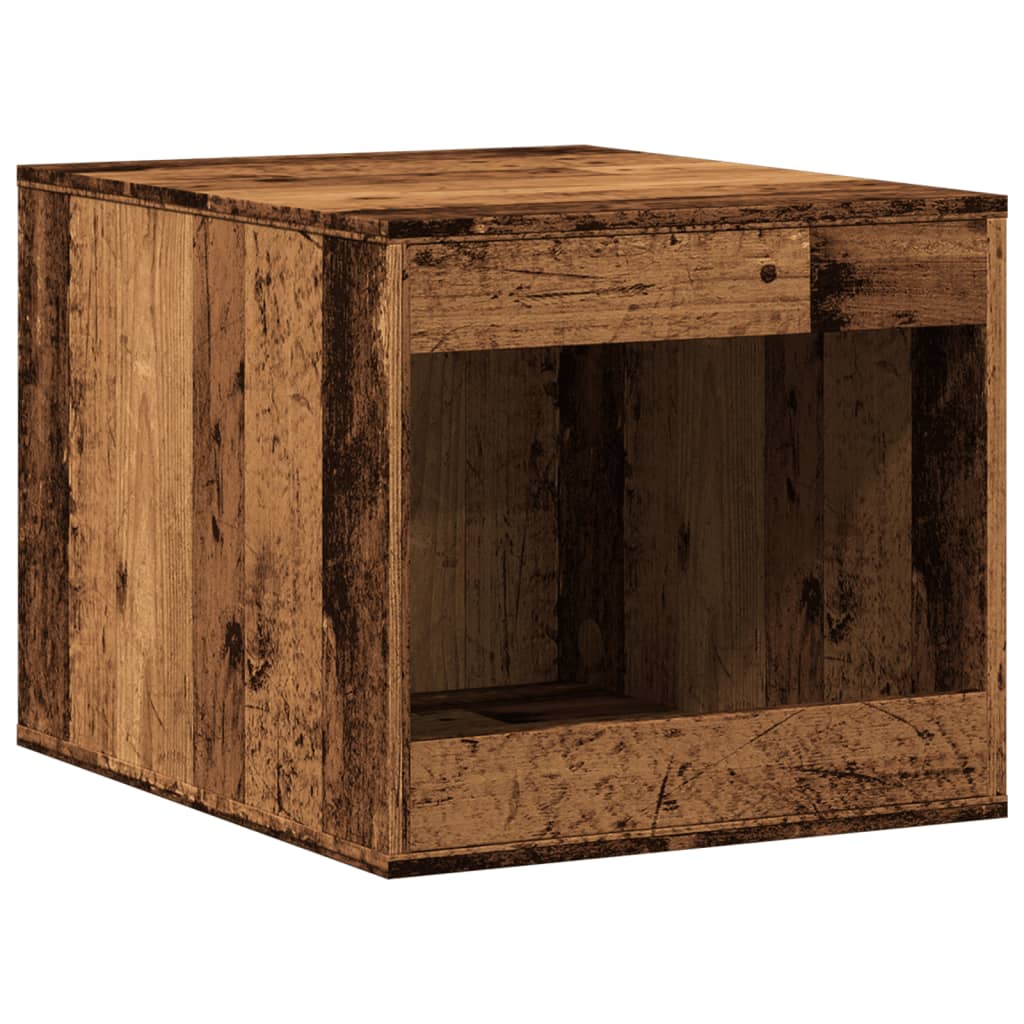 Vidaxxl Katzentoilette 47x59x42 cm fertiges Holz, altholzfarben