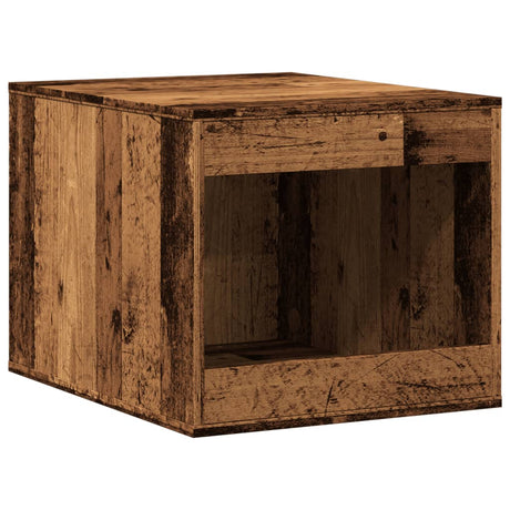 Vidaxxl Katzentoilette 47x59x42 cm fertiges Holz, altholzfarben