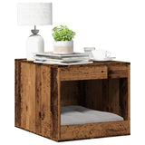 Vidaxxl Katzentoilette 47x59x42 cm fertiges Holz, altholzfarben