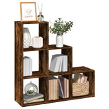Vidaxl kamerscherm boekenkast 3-laags 99x29x99 cm hout gerookt eiken