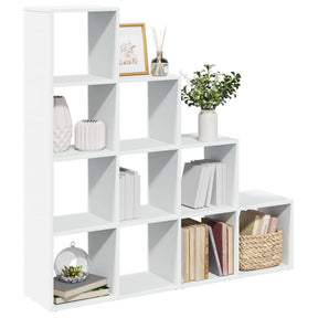 Vidaxl kamerscherm boekenkast 4-laags 131,5x29x131,5 cm hout wit