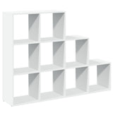Vidaxl kamerscherm boekenkast 3-laags 137,5x29x103,5 cm hout wit