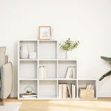 Vidaxl kamerscherm boekenkast 3-laags 137,5x29x103,5 cm hout wit
