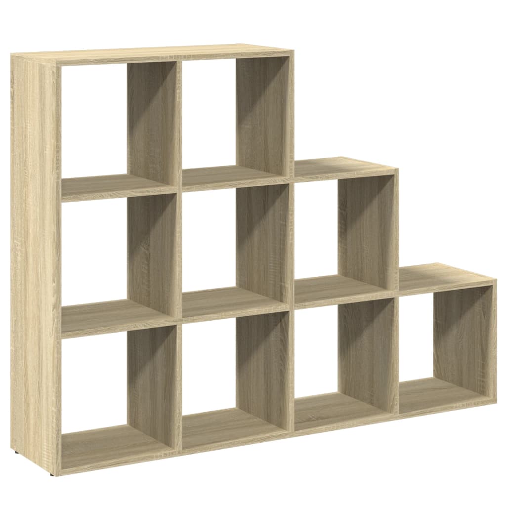 Vidaxl kamerscherm boekenkast 137,5x29x103,5 cm hout sonoma eiken