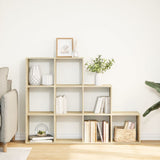 Vidaxl kamerscherm boekenkast 137,5x29x103,5 cm hout sonoma eiken
