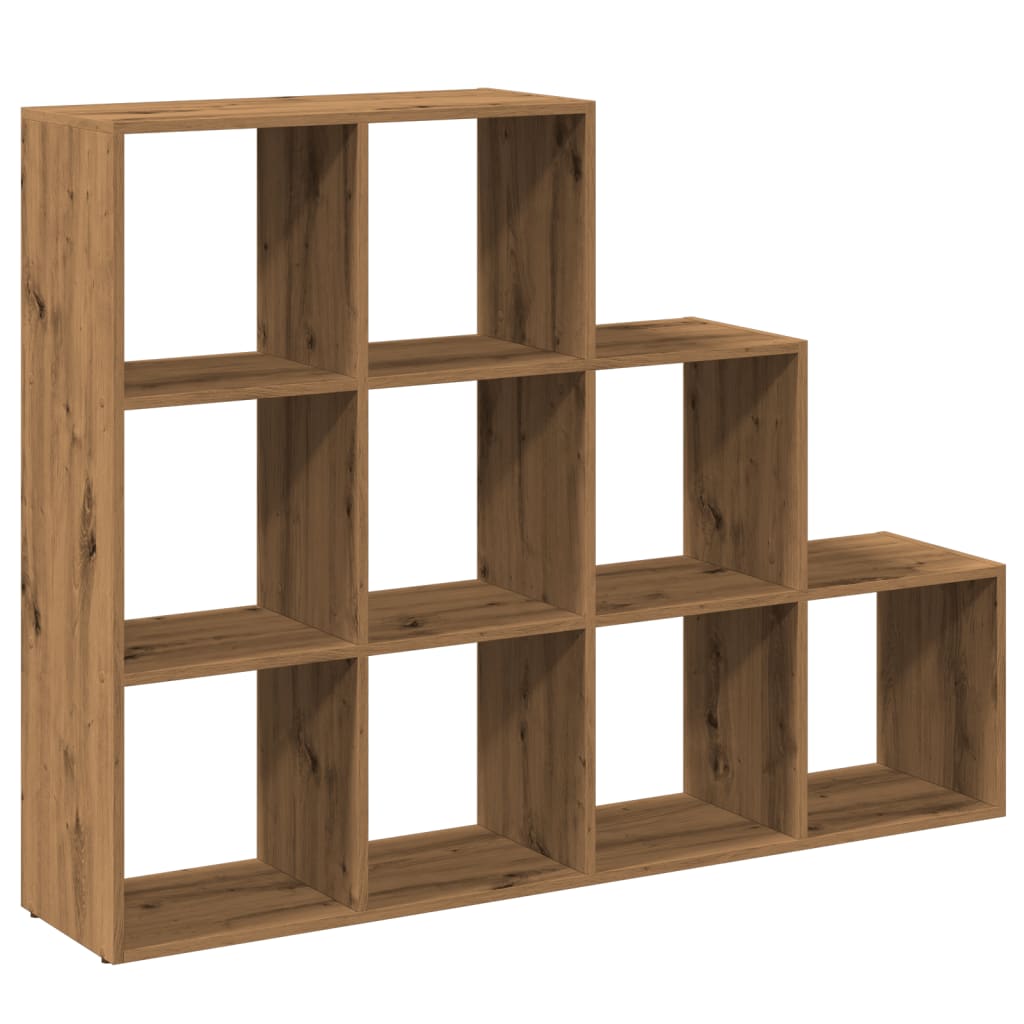 Vidaxl kamerscherm boekenkast 137,5x29x103,5 cm hout artisanaal eik