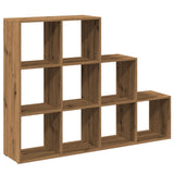Vidaxl kamerscherm boekenkast 137,5x29x103,5 cm hout artisanaal eik