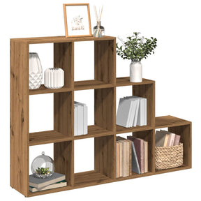 Vidaxl kamerscherm boekenkast 137,5x29x103,5 cm hout artisanaal eik