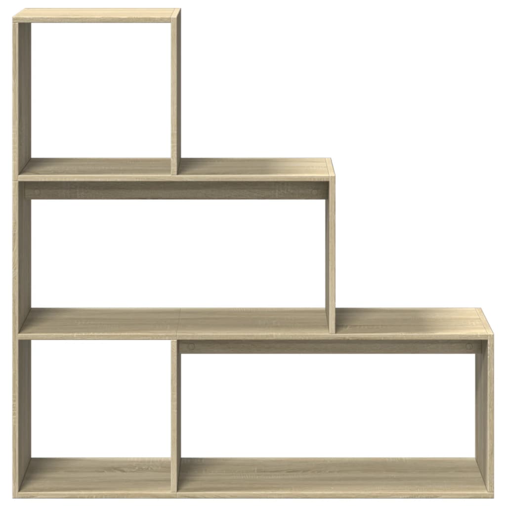 Vidaxl kamerscherm boekenkast 123x29x123 cm hout sonoma eiken